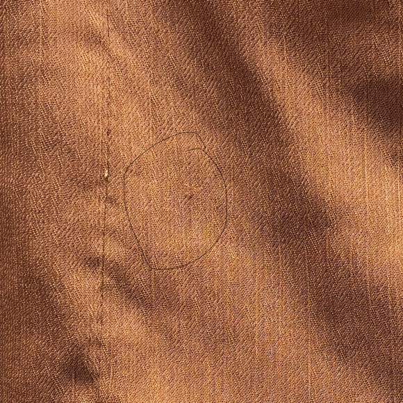 ✨Lulu's Briella Brown Ruffled Button-Front Top Size S - Picture 13 of 15